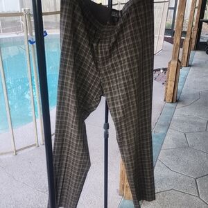 H&M Gray and Brown Chinos Classic Style